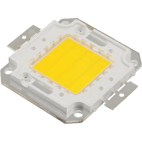30W High CRI Ra Sunlight Full Spectrum COB White LED Chips Top Enlarged Image