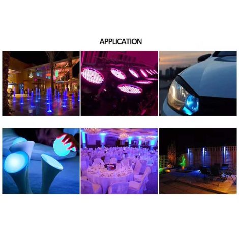 6065 RGBW 40W Custom Muti-color LED Application Enlarged Image