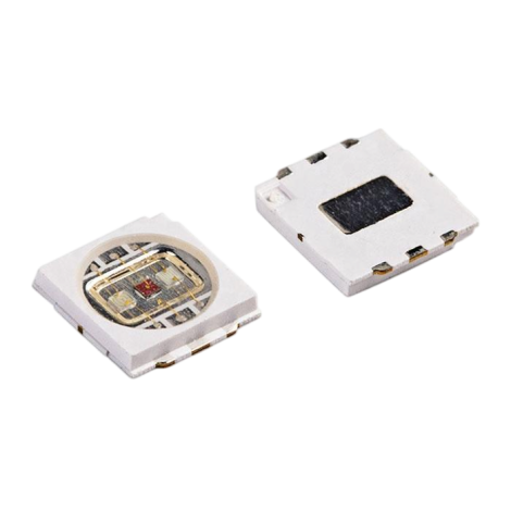 SMD5054 3030 3W RGB High Power LED Top and Bottom Enlarged Image